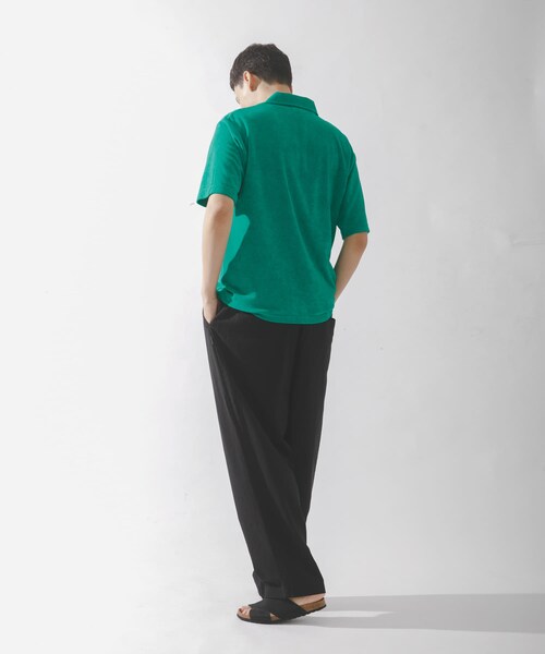 URBAN RESEARCH Sonny Label（アーバンリサーチサニーレーベル）の「配色パイルポロシャツ（ポロシャツ・メンズ・グレー/グリーン/ネイビー・M/L）」の22枚目の写真