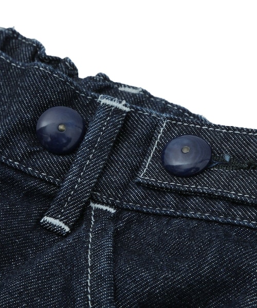 ADAM ET ROPE'(アダムエロペ)の「【KURO for SALON(クロ)】別注EASY TUCK DENIM INDIGO / デニムパンツ(デニムパンツ・レディース・ネイビー・0/1)」の16枚目の写真