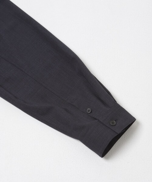 URBAN RESEARCH（アーバンリサーチ）の「ATON　WOOL GAUZE LOOSE FIT SHIRTS（シャツ/ブラウス・メンズ・GRAY/NAVY TOP・4/6）」の16枚目の写真