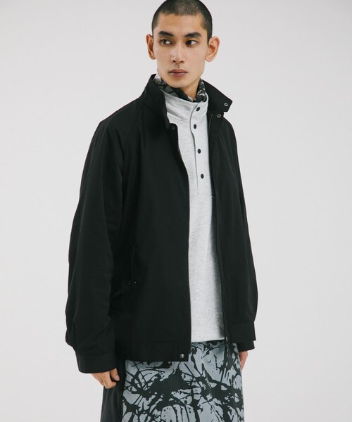 EKAL（エカル）の「SOLOTEXツイルスタンドジャケット（ブルゾン・メンズ・ネイビー/ブラック・M/L）」の3枚目の写真