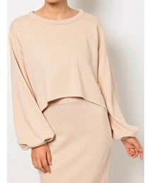 RESEXXY | 裏毛オーバートップス【セットアップ着用可能】(Tシャツ/カットソー)
