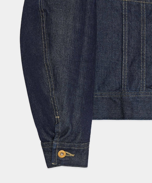 ADAM ET ROPE'(アダムエロペ)の「《別注》【Lee×MARKAWARE/リー×マーカウェア】EX101 SP DENIM JACKET(デニムジャケット・メンズ・ネイビー・L/M/S/XL)」の20枚目の写真