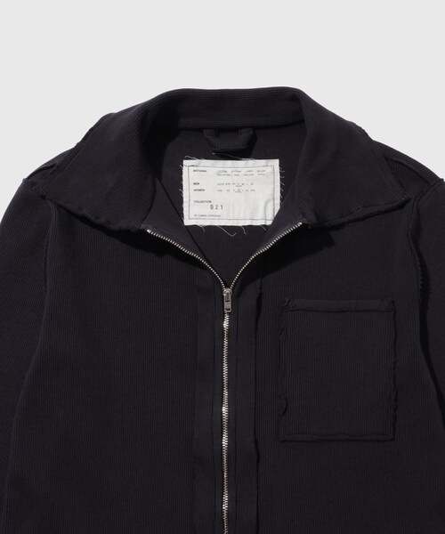 ADAM ET ROPE'(アダムエロペ)の「【CAMIEL FORTGENS/カミエル フォートヘンス】FITTED ZIP CARDIGAN(カーディガン/ボレロ・メンズ・ネイビー・M/S)」の5枚目の写真