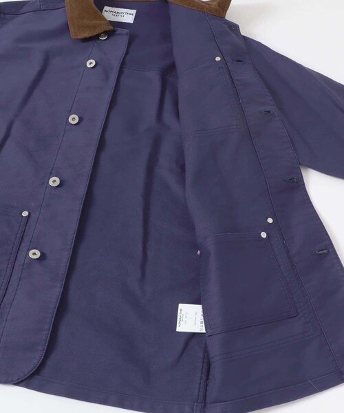 URBAN RESEARCH（アーバンリサーチ）の「NOMARHYTHM TEXTILE　French Work Coverall Jk（カバーオール・レディース・Blue・1）」の10枚目の写真