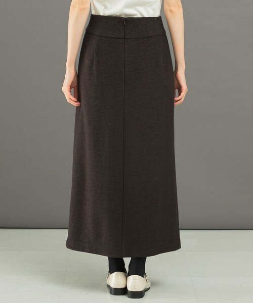 URBAN RESEARCH ROSSO（アーバンリサーチロッソ）の「ウール混ブークレストレートスカート（スカート・レディース・BLUE/CAMEL/CHARCOAL・36/38）」の14枚目の写真