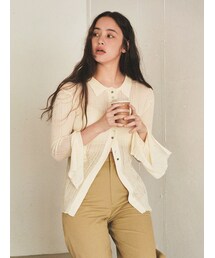 Ungrid | フレアスリーブシアーニットカーディガン(カーディガン/ボレロ)