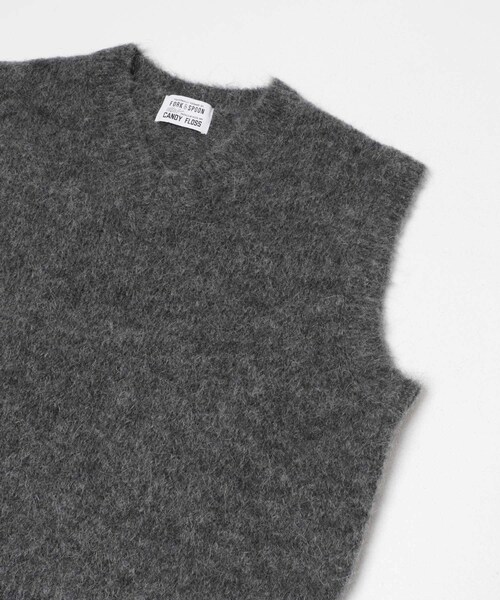 URBAN RESEARCH DOORS(アーバンリサーチドアーズ)の「FORK&SPOON キャンディフロスW/Aニットベスト(ベスト・レディース・CHARCOAL/NAVY・1)」の5枚目の写真