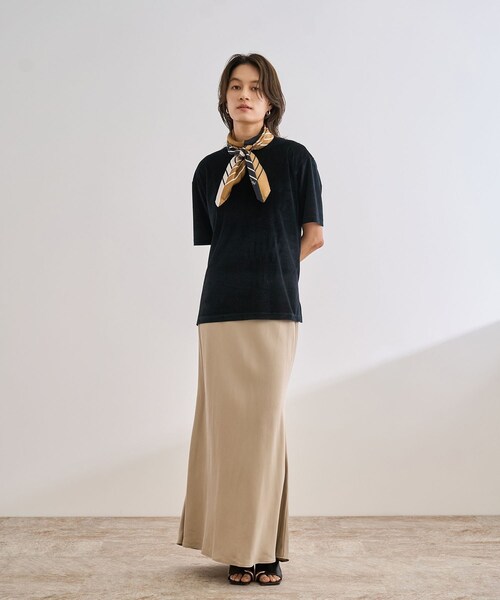 ROPE'（ロペ）の「シアーベロアTシャツ/イージーケア（Tシャツ/カットソー・レディース・ブラック/グレー/ワイン/ピンク系・F）」の14枚目の写真