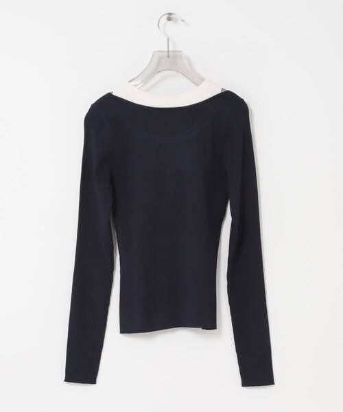 URBAN RESEARCH(アーバンリサーチ)の「BAUM UND PFERDGARTEN VISCOSE KNIT(ニット/セーター・レディース・B BLUE・S)」の6枚目の写真
