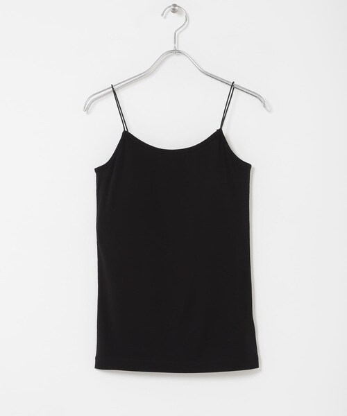 KBF（ケイビーエフ）の「スパゲティストラップカップ付きキャミ（キャミソール・レディース・IVORY/KHAKI/CHARCOAL/OFF/BLACK・One）」の22枚目の写真