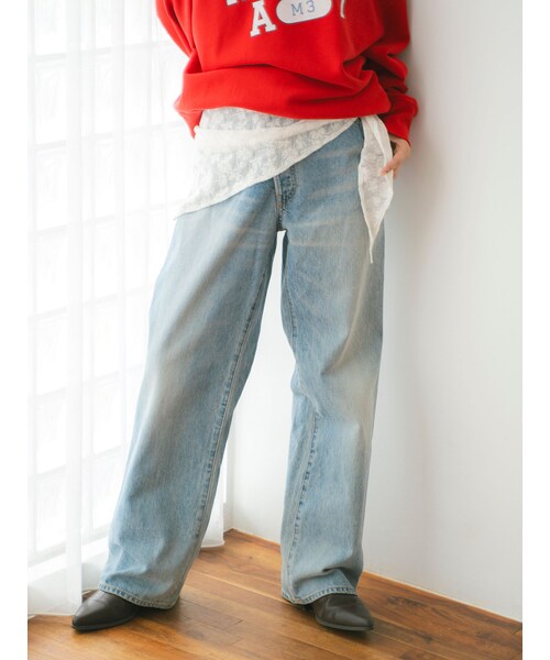 Ungrid（アングリッド）の「レーススカーフ（マフラー・レディース・オフホワイト/ブラック・F）」の3枚目の写真