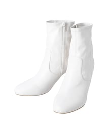 MERCURYDUO | クリアヒールストレッチショートブーツ(その他シューズ)