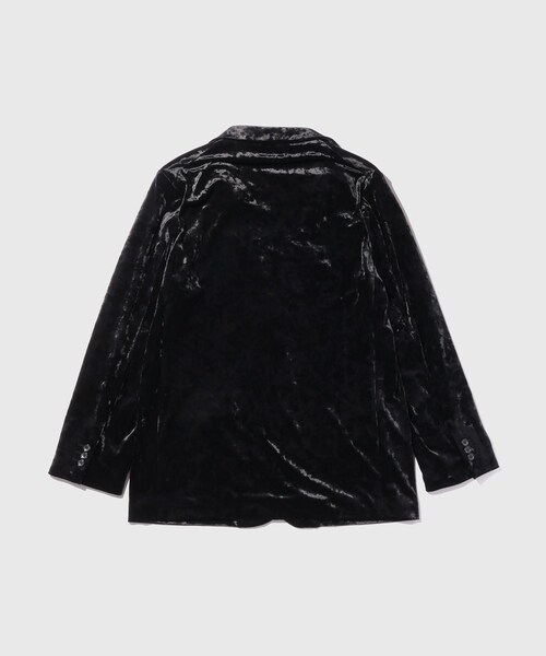 ADAM ET ROPE'(アダムエロペ)の「VELVET PEAKED LAPEL JACKET(テーラードジャケット・メンズ・ブラック・L/M/S)」の13枚目の写真