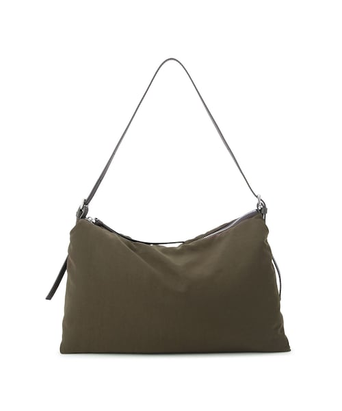 ADAM ET ROPE'（アダムエロペ）の「ダブルポケットパテッドショルダー（ショルダーバッグ・レディース・ブラック/カーキ・F）」の14枚目の写真