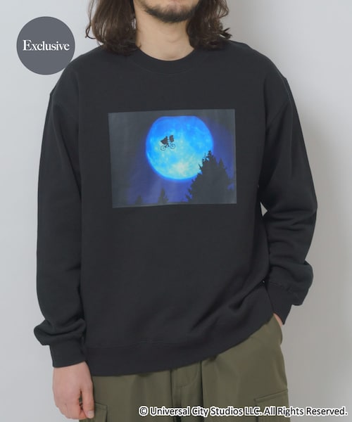 ITEMS URBANRESEARCH(アイテムズ アーバンリサーチ)の「『別注』UNIVERSAL MOVIEスウェット(スウェット・メンズ・CHUCKY WHT/CHUCKY BLK/PSYCHO WHT/PSYCHO BLK/ET WHT/ET BLK/JAWS WH/JAWS BLK・M/L)」の6枚目の写真