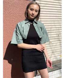 EMODA | カットオフクロップドシャツ(シャツ/ブラウス)