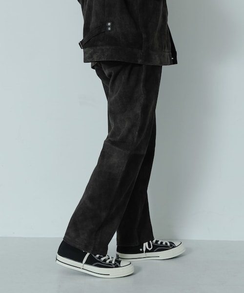 URBAN RESEARCH（アーバンリサーチ）の「『別注』SEVEN BY SEVEN×URBAN RESEARCH　LEATHER WIDE PANTS（その他パンツ・メンズ・BLACK/NAVY・M/L）」の7枚目の写真