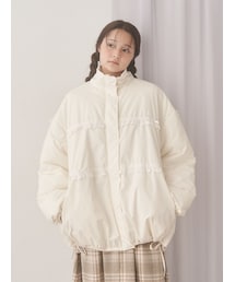 merry jenny | ribbonフリルパデットジャケット(ダウンジャケット/コート)