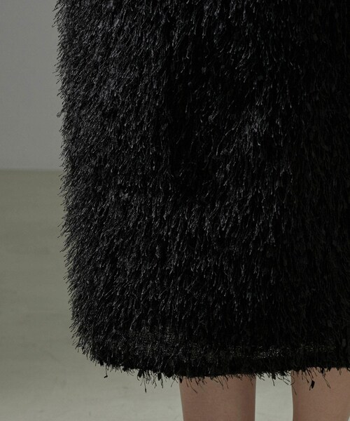 ADAM ET ROPE'(アダムエロペ)の「【COUTURE D'ADAM】Flinged Skirt(スカート・レディース・ブラック・38)」の15枚目の写真
