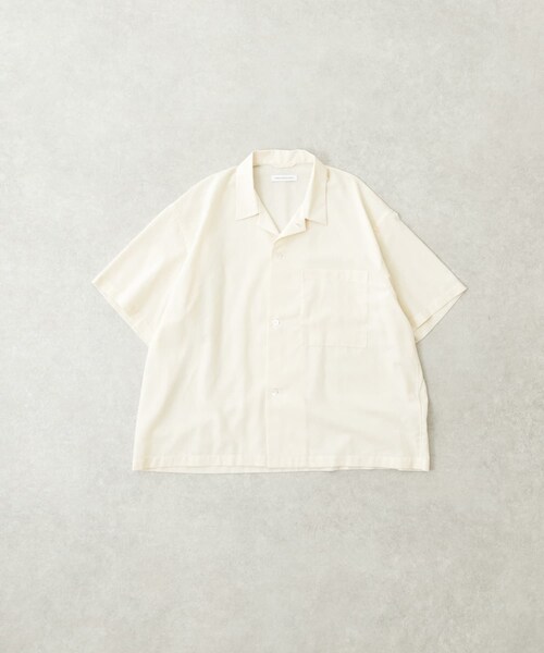 URBAN RESEARCH(アーバンリサーチ)の「『UR TECH DRYLUXE』高機能リネンシャツジャケット(シャツ/ブラウス・メンズ・FADE BLACK/BEIGE/BURGUNDY・M/L)」の16枚目の写真