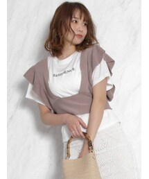 dazzlin | フリルコルセットベスト(ベスト)