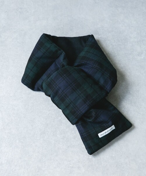 URBAN RESEARCH DOORS（アーバンリサーチドアーズ）の「ダウンマフラー（マフラー・メンズ・NAVY/CHARCOAL/BLACKWATCH/BROWNCHECK/GRAY CHECK・-）」の4枚目の写真