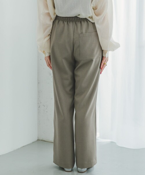 ITEMS URBANRESEARCH（アイテムズ アーバンリサーチ）の「リネンライクイージーワイドパンツ（その他パンツ・レディース・BRN/YEL/BLK/MOC・FREE）」の20枚目の写真