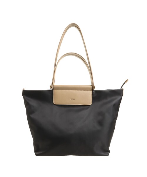 TONAL(トーナル)の「メタルバーハンドルナイロンバッグ(ハンドバッグ・レディース・ブラック/ネイビー/ベージュ・F)」の5枚目の写真