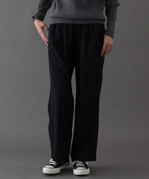URBAN RESEARCH DOORS(アーバンリサーチドアーズ)の「FORK&SPOON ラナテックイージーパンツ(その他パンツ・レディース・DARK NAVY/GREIGE/CHARCOAL・1/2)」の4枚目の写真