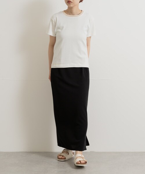 THE GOODLAND MARKET（ザグッドランドマーケット）の「PARKS PROJECT　Bicolor T-Shirts×PARKS（Tシャツ/カットソー・レディース・CLOUD/SHADOW/SAND・one）」の7枚目の写真