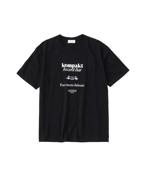 bonjour records(ボンジュールレコーズ)の「POET MEETS DUBWISE/ポエトミーツダブワイズ KOMPAKTRECORD BAR+PMD T-Shirt(Tシャツ/カットソー・レディース・ブラック/ホワイト・L/M/XL)」の5枚目の写真