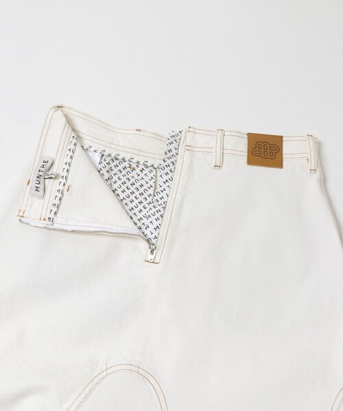 URBAN RESEARCH(アーバンリサーチ)の「MUNTHE BRAYLIN(デニムスカート・レディース・IVORY・36/38)」の6枚目の写真