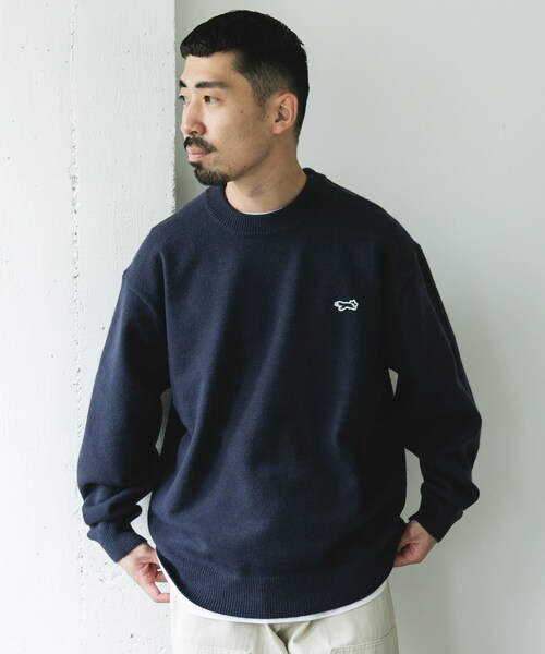 URBAN RESEARCH DOORS(アーバンリサーチドアーズ)の「『別注』PENNEYS×DOORS THE FOX クルーネックスフレニット(ニット/セーター・メンズ・ECRU/CHERRY/NAVY/CHARCOAL・M/L/XL)」の22枚目の写真