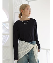 Ungrid | シアーフィットロングスリーブTee(Tシャツ/カットソー)