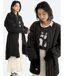 Ungrid | ライナー付きミリタリーコート(その他アウター)