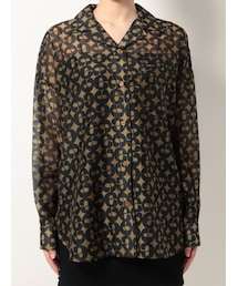 EMODA | モノグラムエアリーシャツ(シャツ/ブラウス)