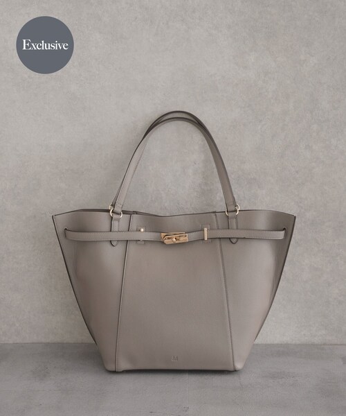 URBAN RESEARCH ROSSO（アーバンリサーチロッソ）の「『一部別注カラー』&MyuQ　AGLAIA（トートバッグ・レディース・BLACK/別注TAUPE/CAMEL・-）」の4枚目の写真