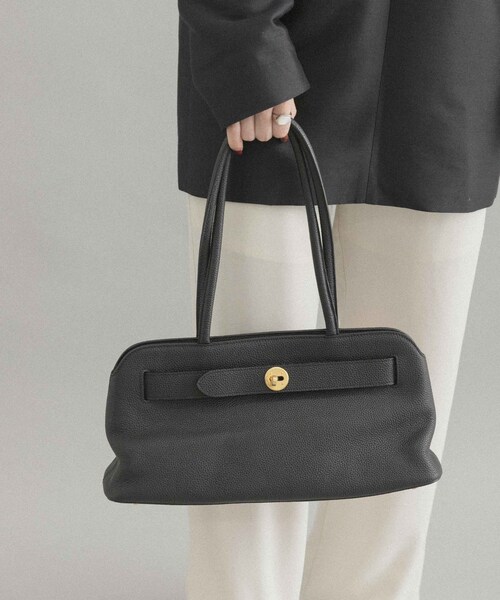 URBAN RESEARCH ROSSO（アーバンリサーチロッソ）の「ETTE　Shimo Tote bag EW（トートバッグ・レディース・BLACK/CLOUD・-）」の6枚目の写真