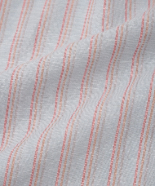 ADAM ET ROPE'(アダムエロペ)の「【INDIVIDUALIZED SHIRTS for SALON】別注ストライプシャツ L.BLUE BASE ORANGE ST(シャツ/ブラウス・レディース・ブルー系・F)」の12枚目の写真