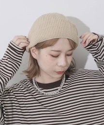 SMELLY | リブニットベレー(ハンチング/ベレー帽)