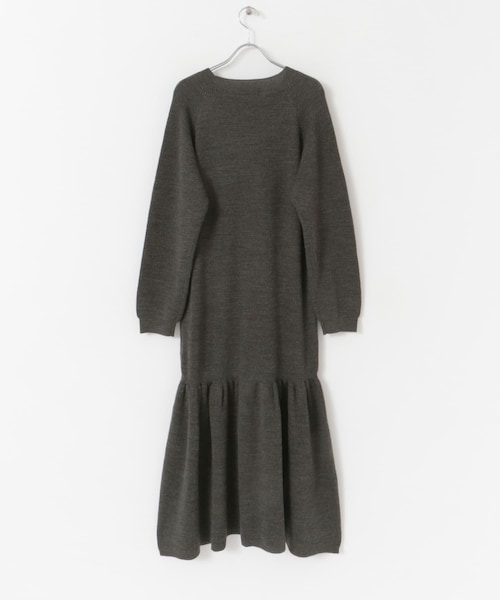 URBAN RESEARCH ROSSO（アーバンリサーチロッソ）の「F by ROSSO　ウォッシャブル抗ピルニットワンピース（ワンピース・レディース・D/NAVY/C/GRAY・36/38）」の12枚目の写真