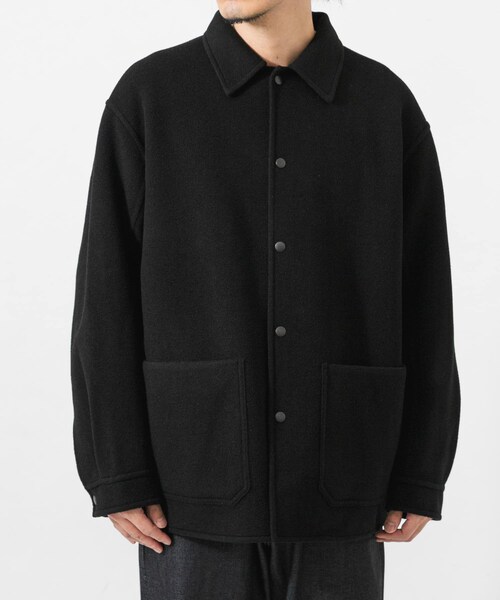 URBAN RESEARCH(アーバンリサーチ)の「『別注』FRAIZZOLI×URBAN RESEARCH REVER COVERALL JACKET(カバーオール・メンズ・BLACK/BROWN/廃盤・46/48/M/L)」の14枚目の写真