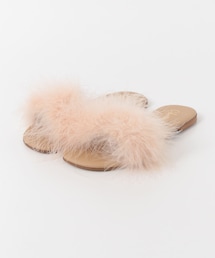 KBF（ケイビーエフ）の「CHIARA　フェザーサンダル∴（サンダル）」