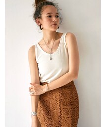 Ungrid | ランダムテレコカラータンクトップ(タンクトップ)