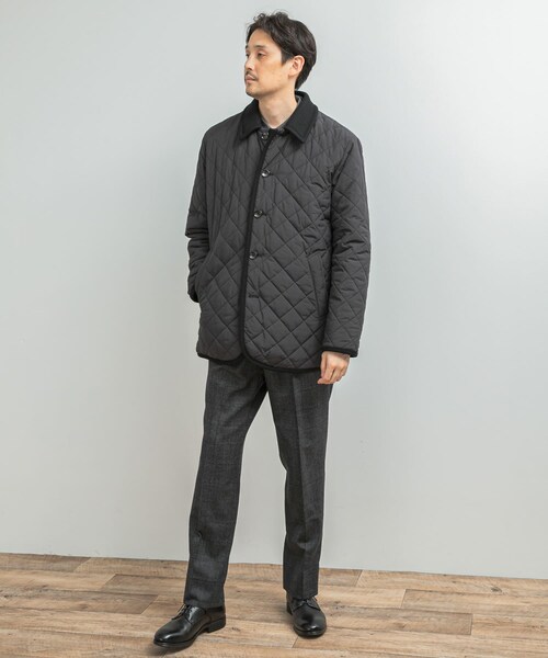 URBAN RESEARCH DOORS(アーバンリサーチドアーズ)の「LIFE STYLE TAILOR LIMONTA EAST キルティングコート(ダウンジャケット/コート・メンズ・BLACK/NAVY・M/L)」の7枚目の写真