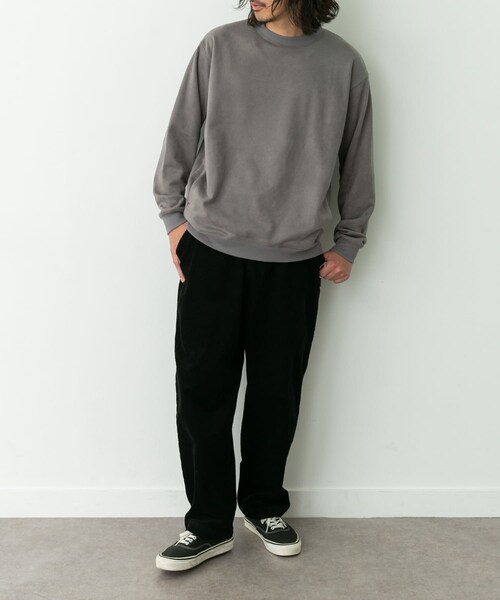 URBAN RESEARCH Sonny Label（アーバンリサーチサニーレーベル）の「クリーミータッチクルーネックプルオーバー（スウェット・メンズ・グレージュ/チャコール/ブルー・M/L/XL）」の22枚目の写真