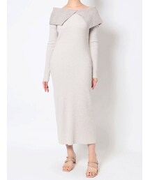 LAGUNAMOON | ヘリンボンカラーニットワンピース(ワンピース)