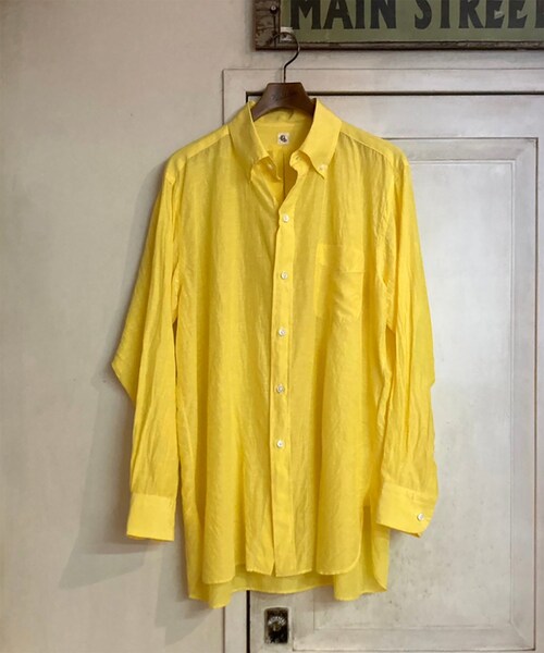 ADAM ET ROPE'（アダムエロペ）の「【KAPTAIN SUNSHINE】Polocollar Shirt（シャツ/ブラウス・メンズ・ピンク/イエロー・L/M）」の14枚目の写真