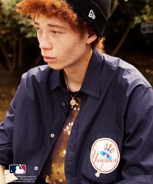 ADAM ET ROPE'(アダムエロペ)の「【MLB COLLECTION BY JUN】チームロゴプリントシャツ(シャツ/ブラウス・メンズ・ライトグレー/ホワイト/ネイビー・L/M)」の22枚目の写真