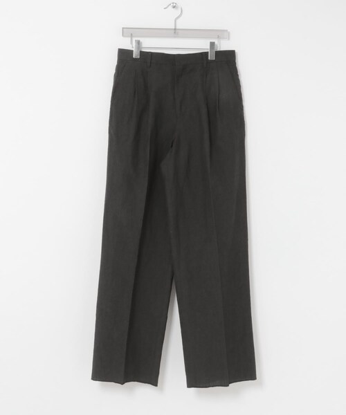 URBAN RESEARCH(アーバンリサーチ)の「new basic WOOL LINEN TROUSER(その他パンツ・メンズ・BK STRIPE/BLACK・M/L/XL)」の5枚目の写真